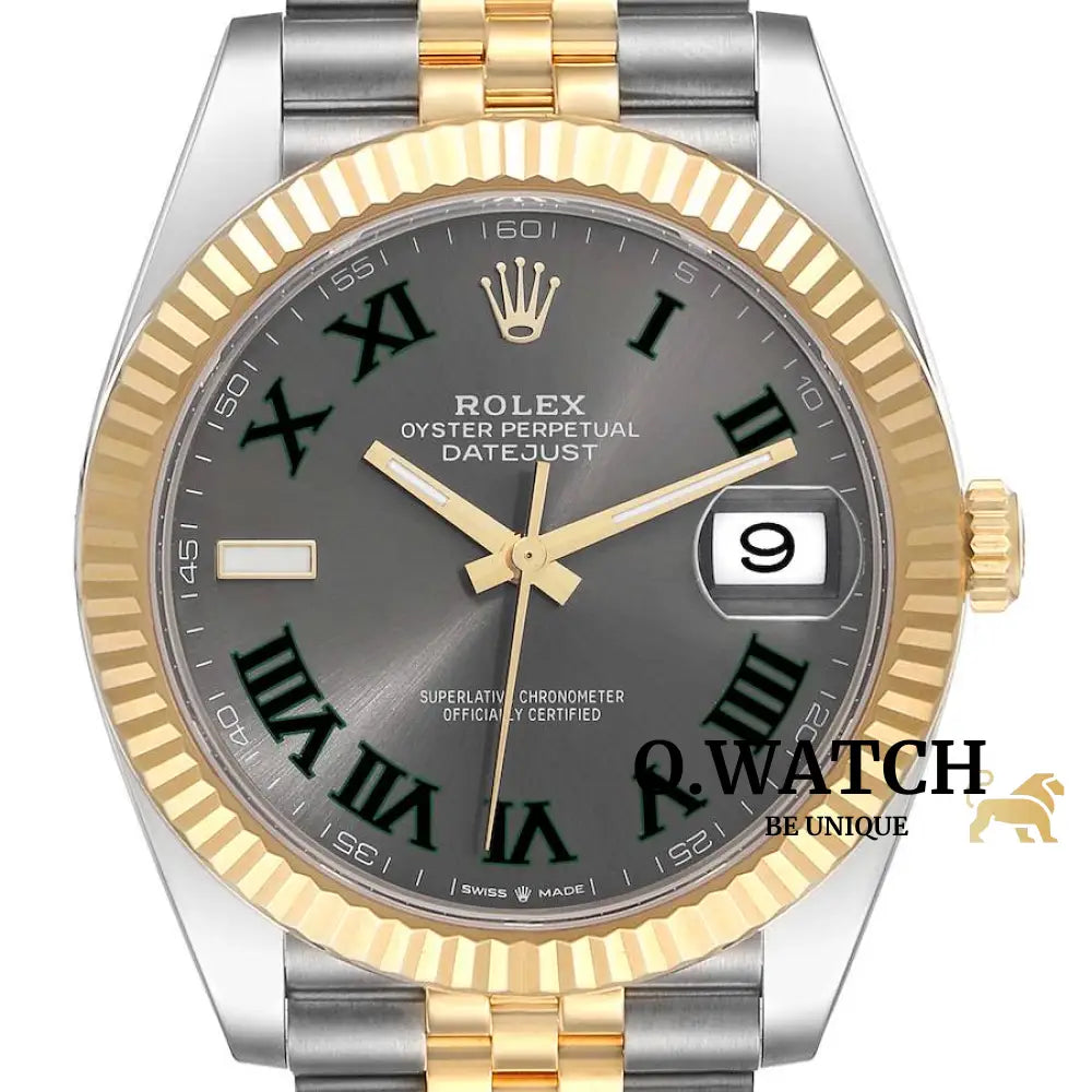 Rolex Datejust 41 ‘Wimbledon’ Dial Two-Tone Jubilee