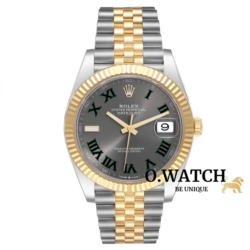 Rolex Datejust 41 ‘Wimbledon’ Dial Two-Tone Jubilee