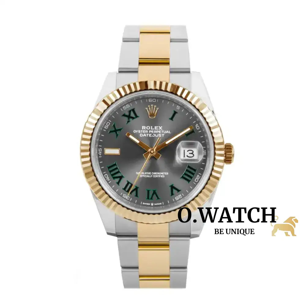 Rolex Datejust 41 ‘Wimbledon’ Dial Two-Tone Oyster