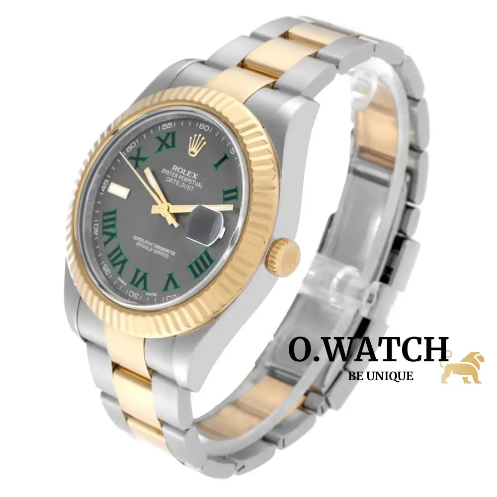 Rolex Datejust 41 ‘Wimbledon’ Dial Two-Tone Oyster