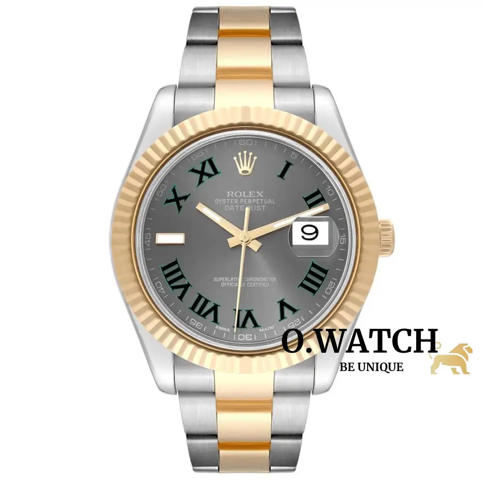 Rolex Datejust 41 ‘Wimbledon’ Dial Two-Tone Oyster