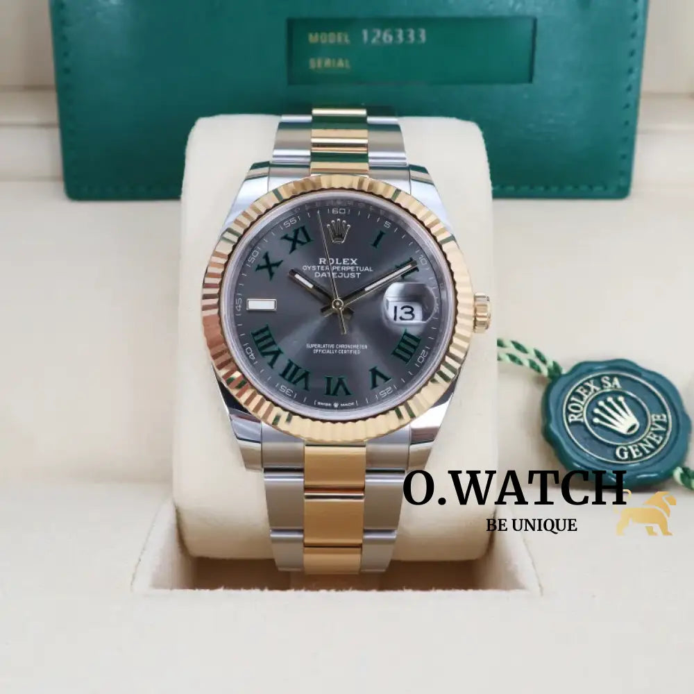 Rolex Datejust 41 ‘Wimbledon’ Dial Two-Tone Oyster