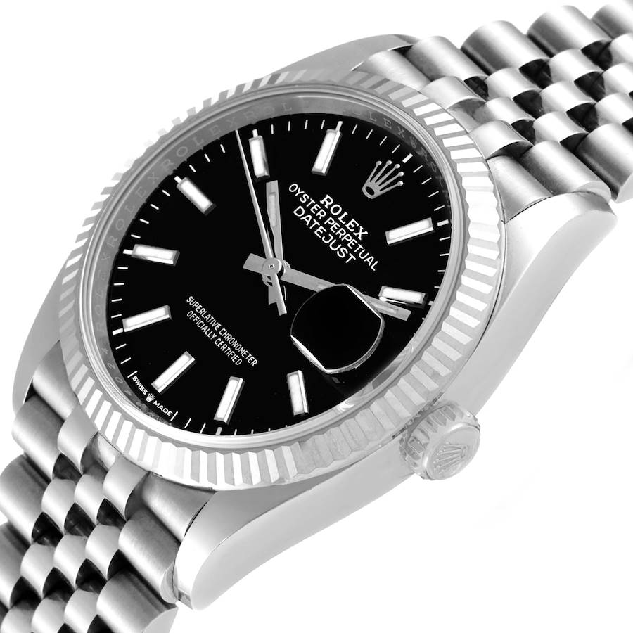 Rolex Datejust Noir Stick Dial Oyster