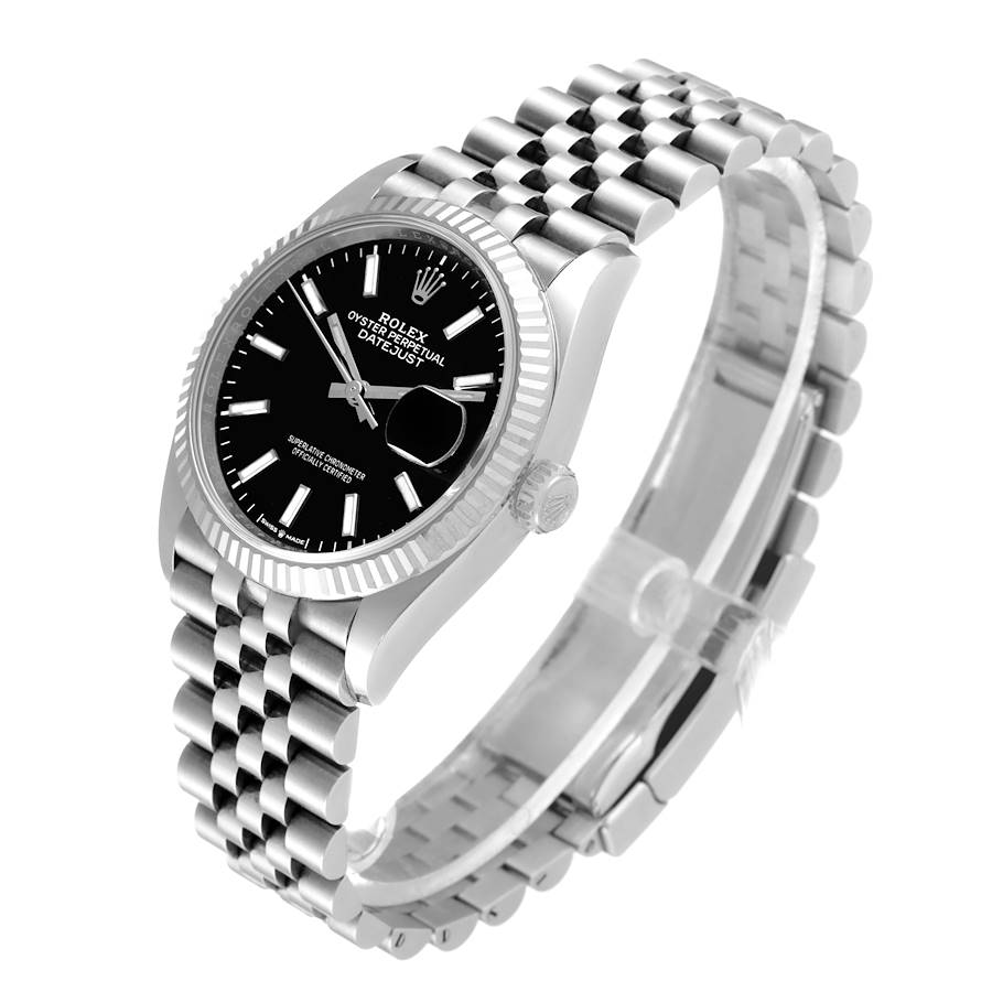 Rolex Datejust Noir Stick Dial Oyster