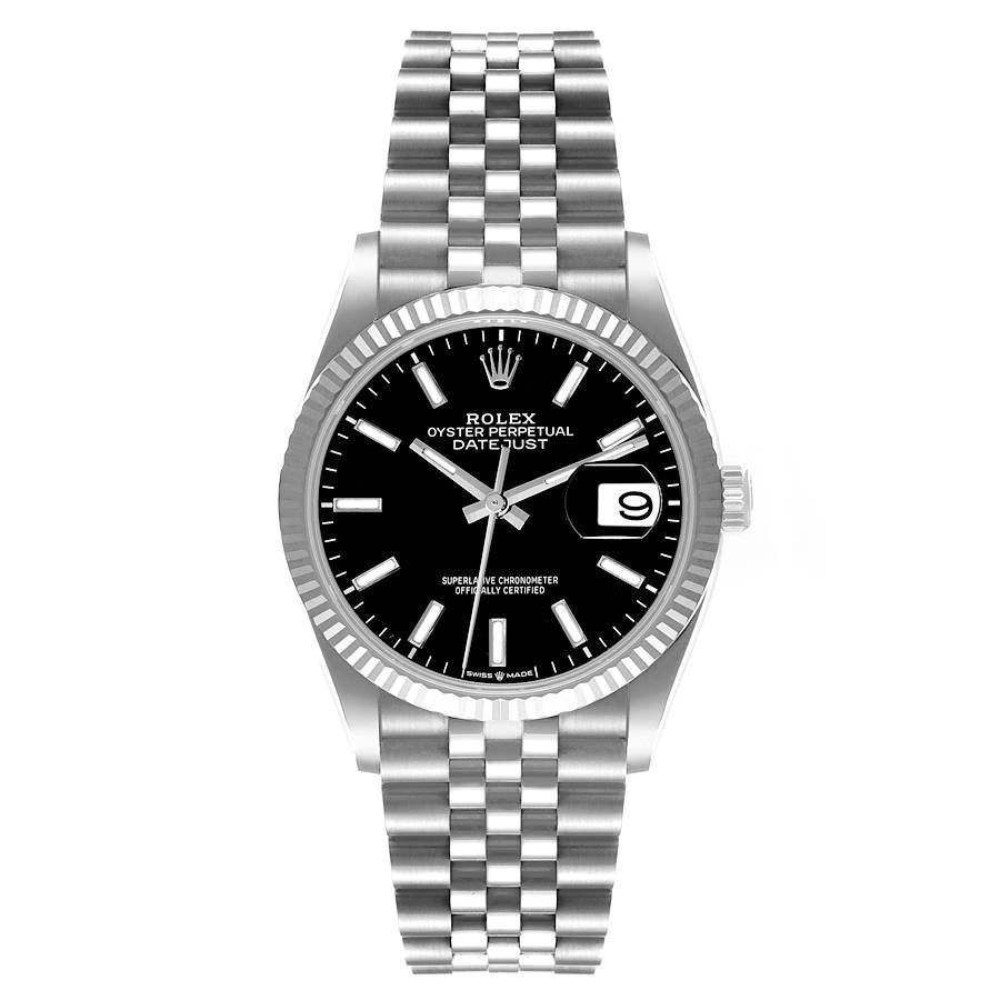 Rolex Datejust Noir Stick Dial Oyster