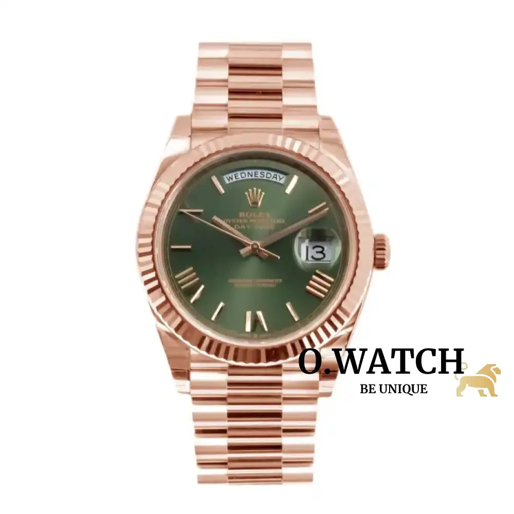 Rolex Day-Date Vert Olive Montre