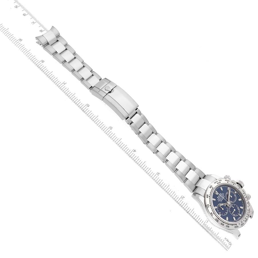 Rolex Daytona White Gold De Cadran Blue