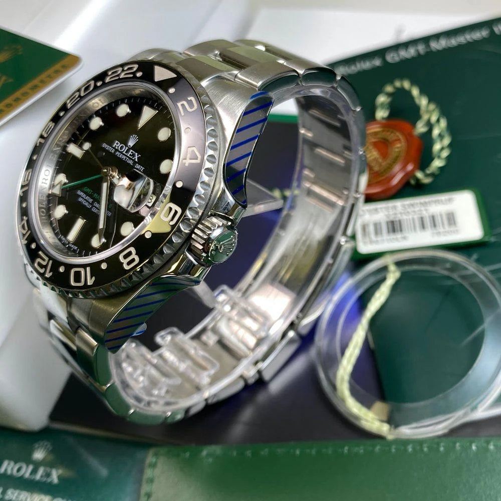 Rolex GMT-Master II 40MM Stainless Steel Box and Papers Like New 116710LN 2014