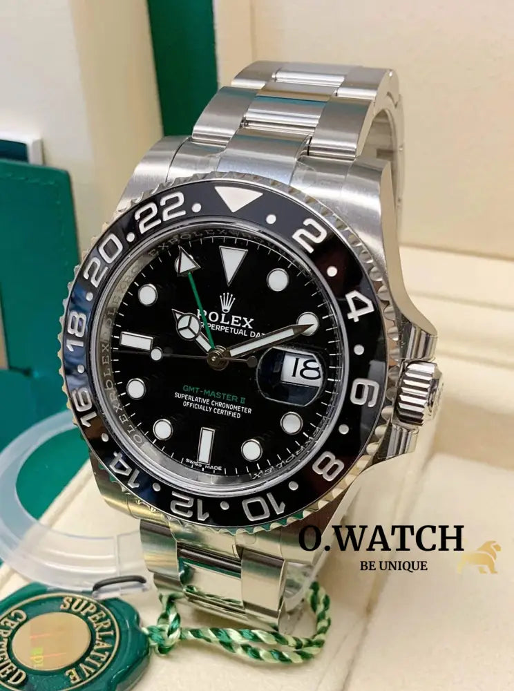 Rolex Gmt-Master Ii 40Mm Stainless Steel Box And Papers Like New 116710Ln 2014 Montre