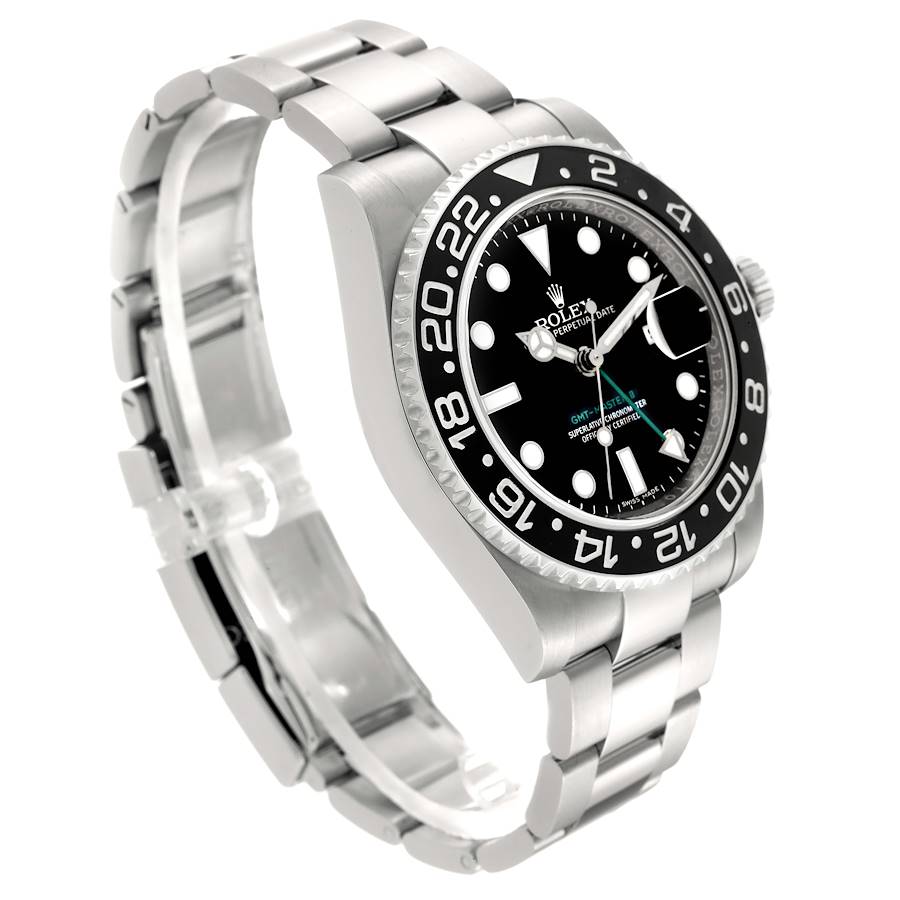 Rolex GMT-Master II 40MM Stainless Steel Box and Papers Like New 116710LN 2014