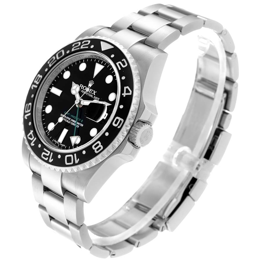 Rolex GMT-Master II 40MM Stainless Steel Box and Papers Like New 116710LN 2014