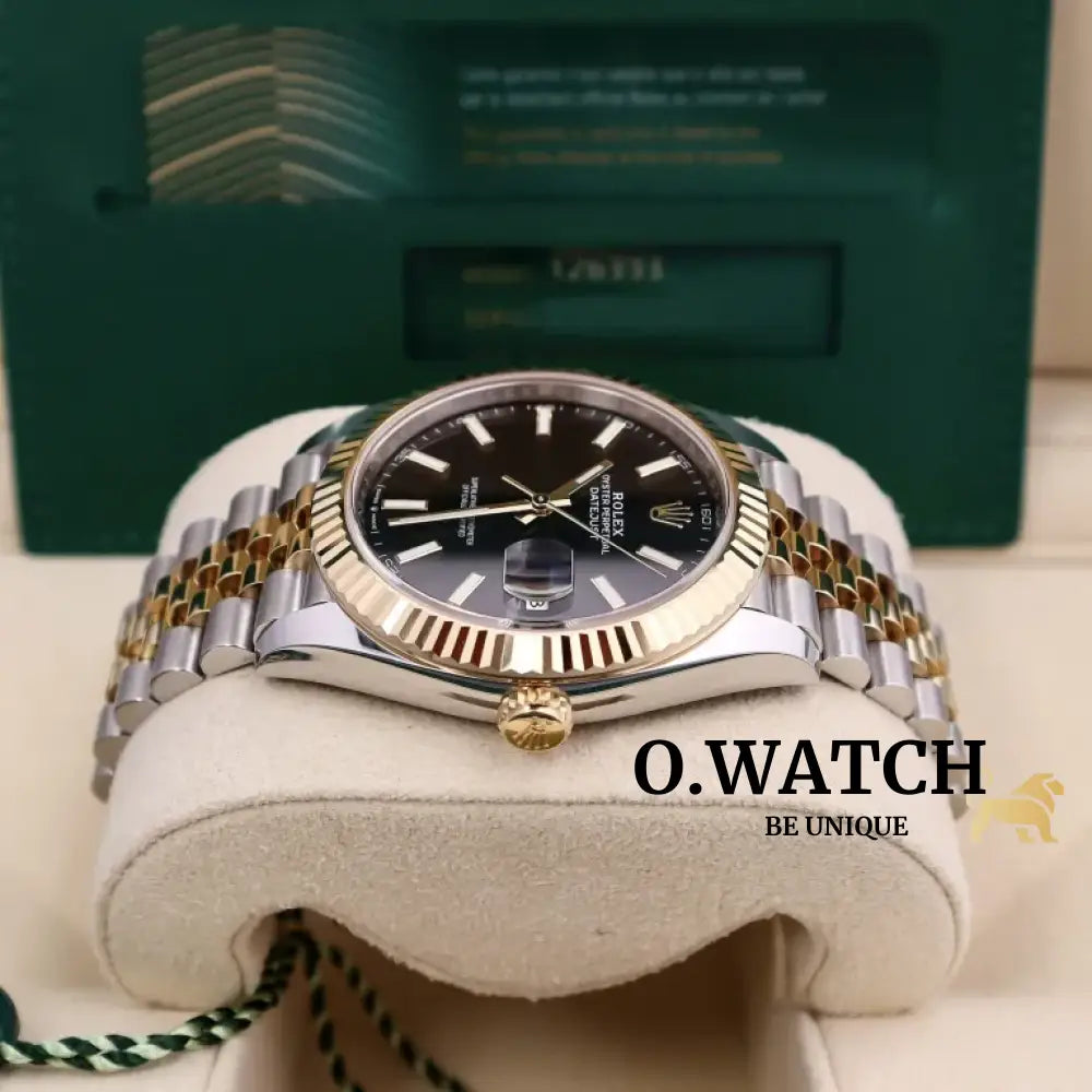 Rolex Oyster Perpetual Datejust Yellow Fluted Montre