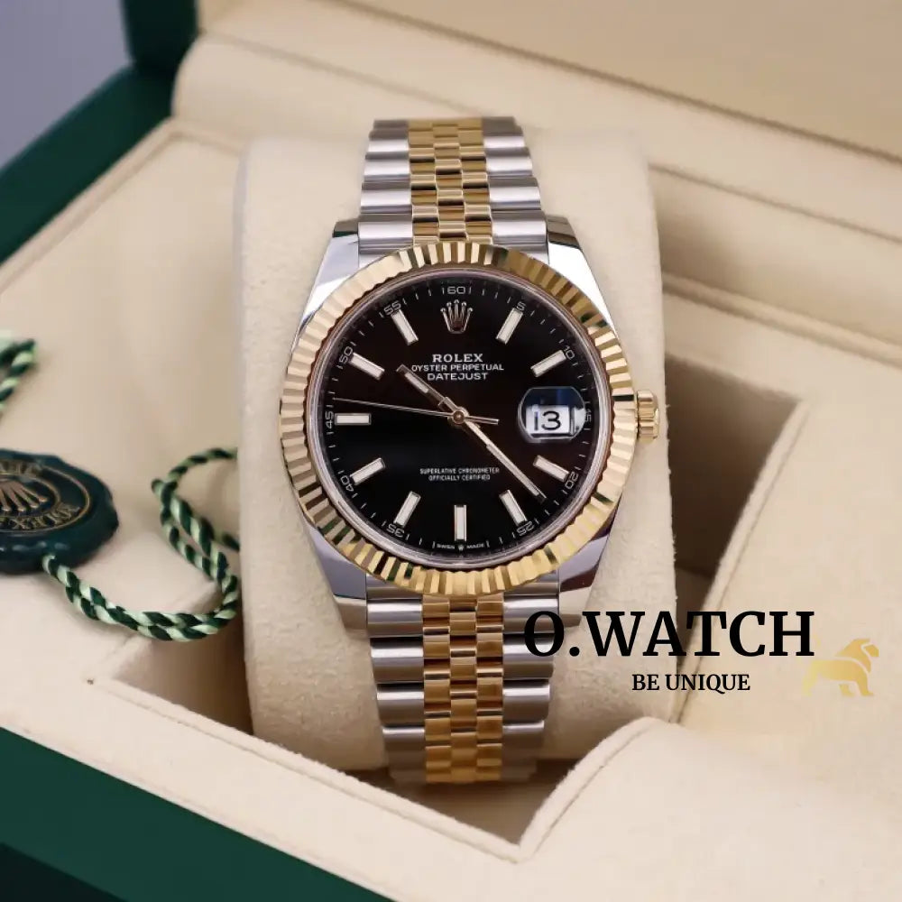 Rolex Oyster Perpetual Datejust Yellow Fluted Montre