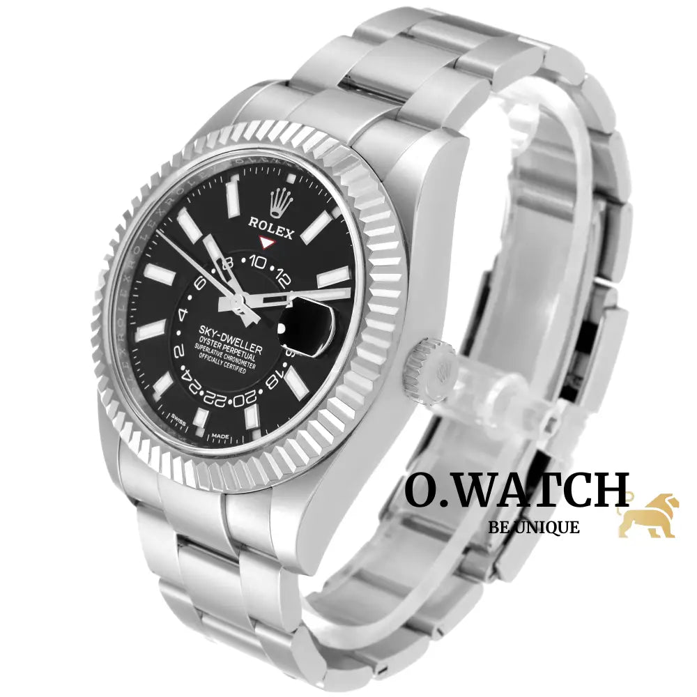 Rolex Sky-Dweller Black Index Dial 42 Mm