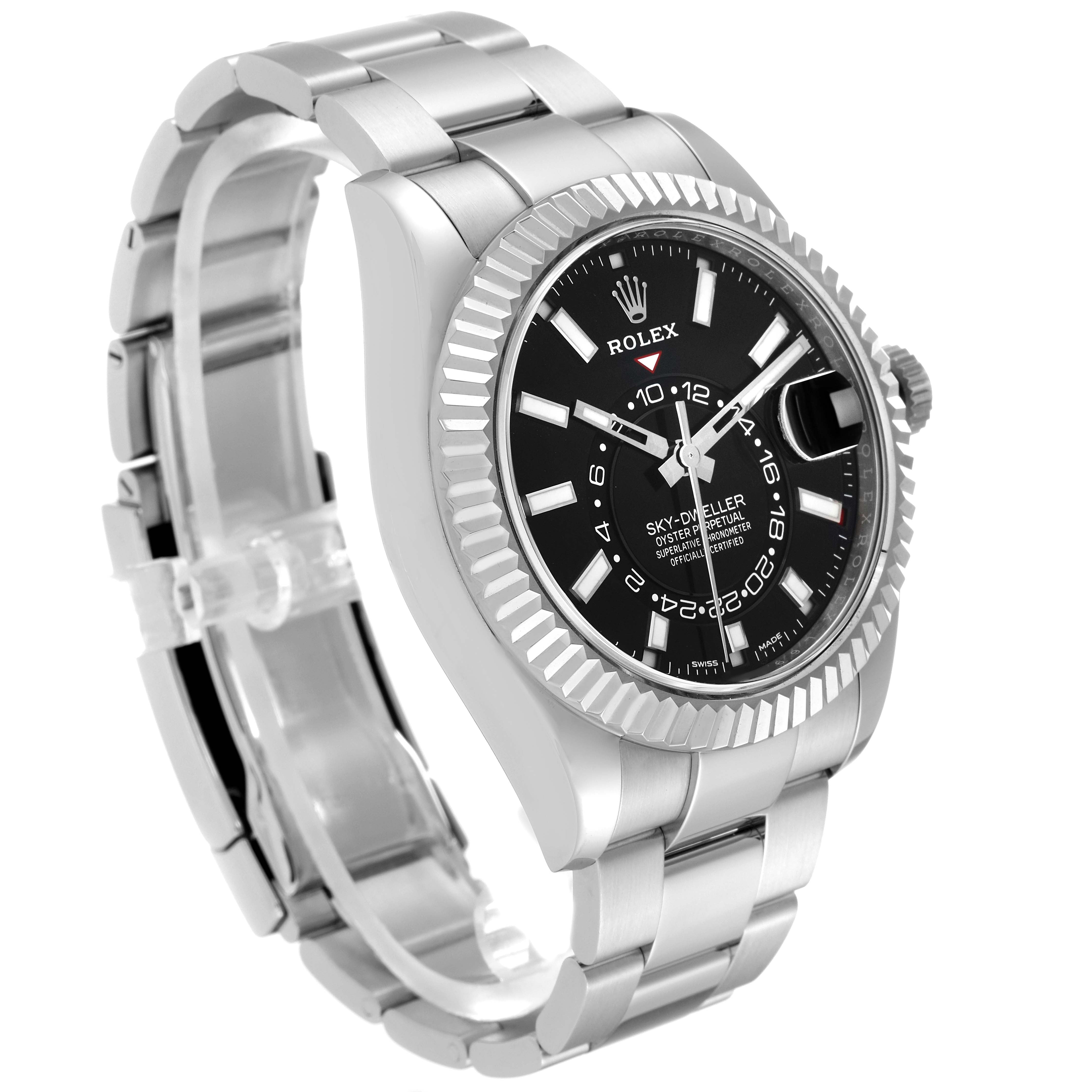 Rolex Sky-Dweller , Black Index Dial, 42 mm