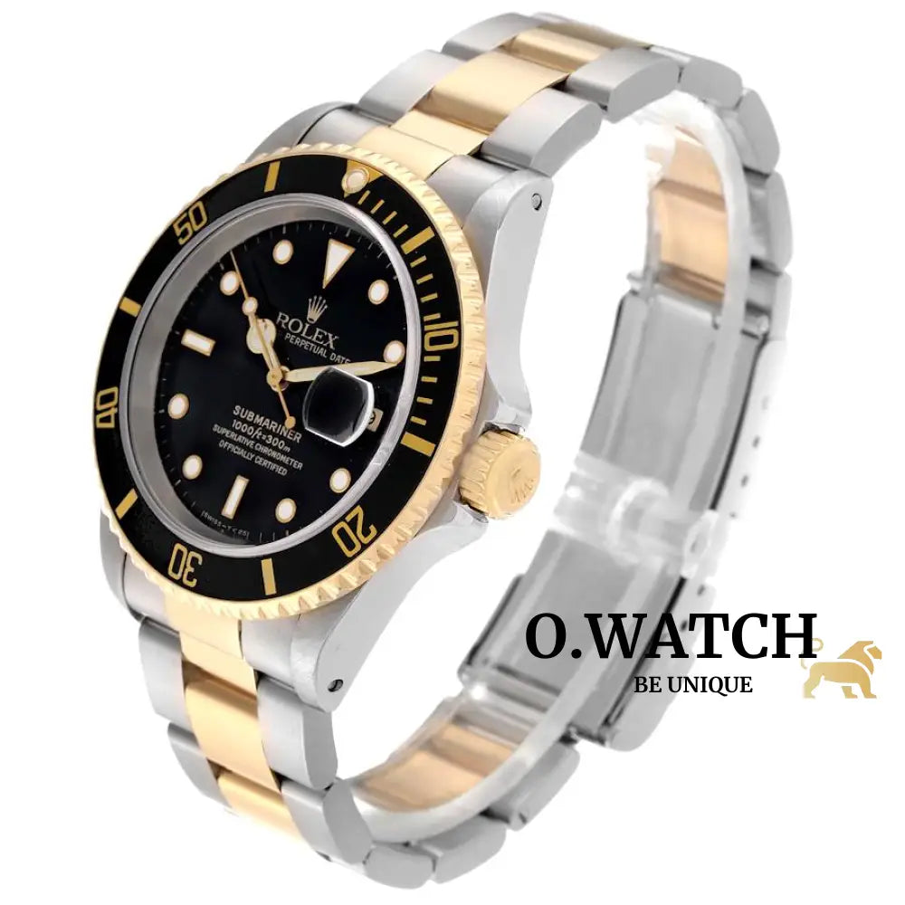 Rolex Submariner Black Yellow Glod