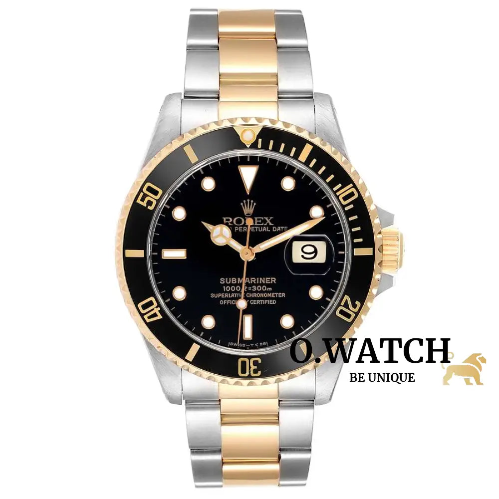 Rolex Submariner Black Yellow Glod