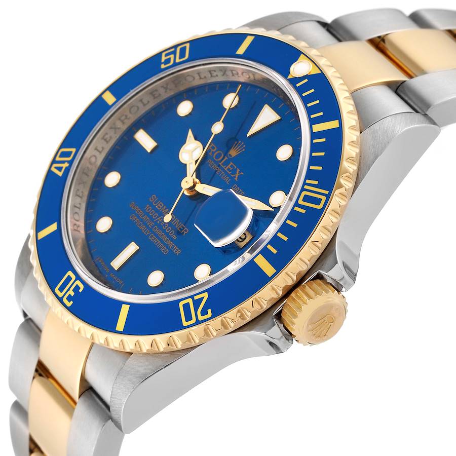 Rolex Submariner Date 41mm Two Tone Blue Dial