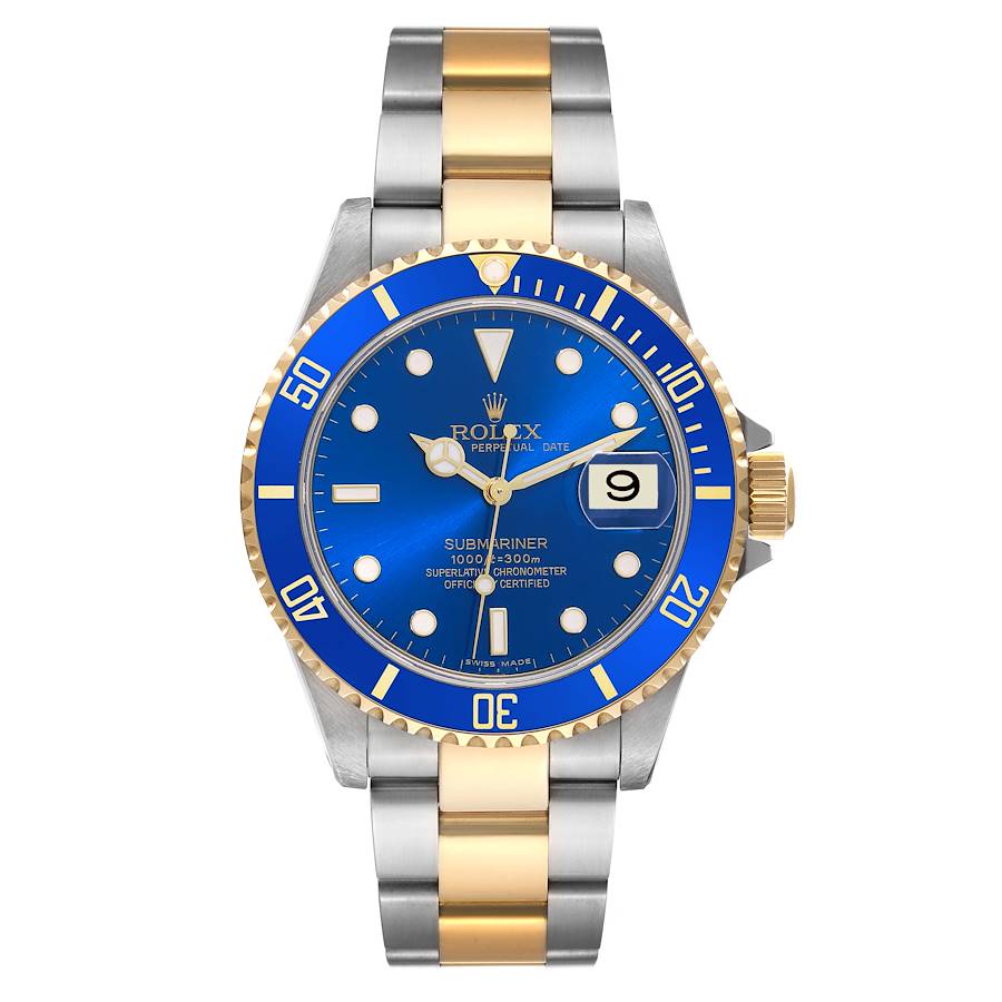 Rolex Submariner Date 41mm Two Tone Blue Dial