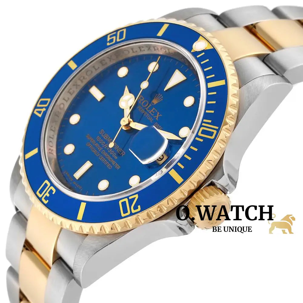 Rolex Submariner Date 41Mm Two Tone Blue Dial