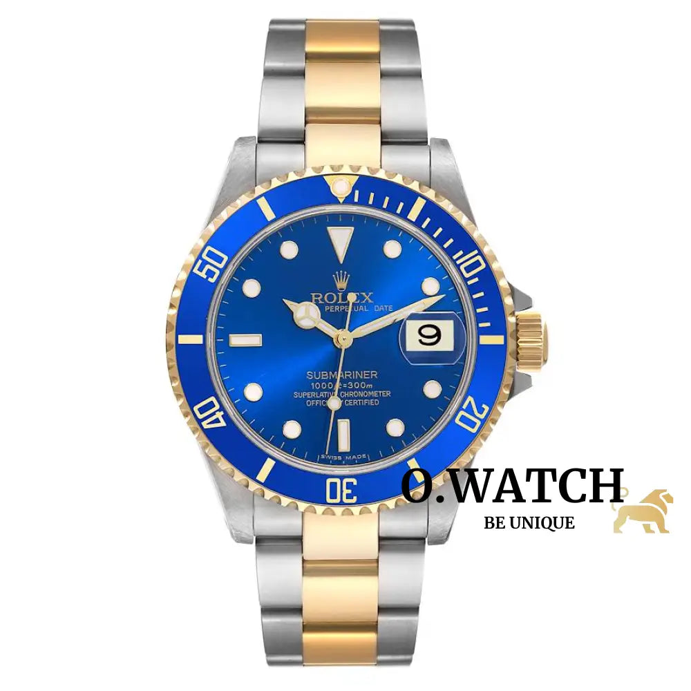 Rolex Submariner Date 41Mm Two Tone Blue Dial