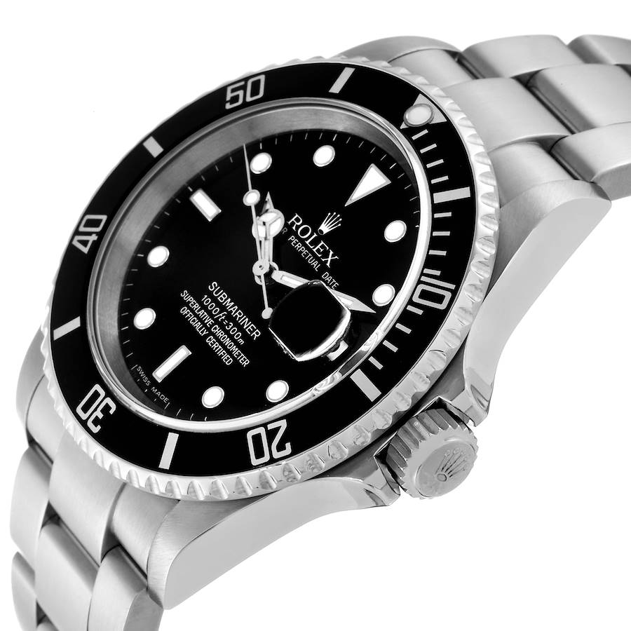 Rolex Submariner Date Steel Ceramic Bezel Black