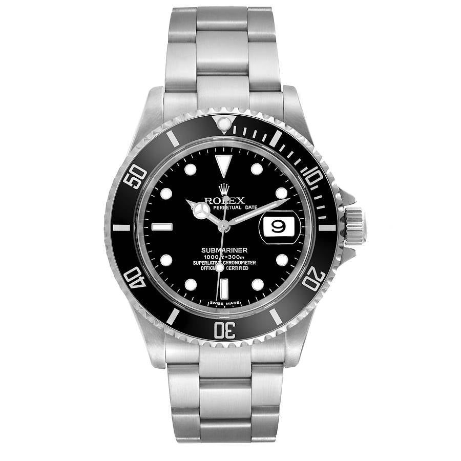 Rolex Submariner Date Steel Ceramic Bezel Black