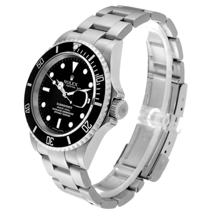 Rolex Submariner Date Steel Ceramic Bezel Black