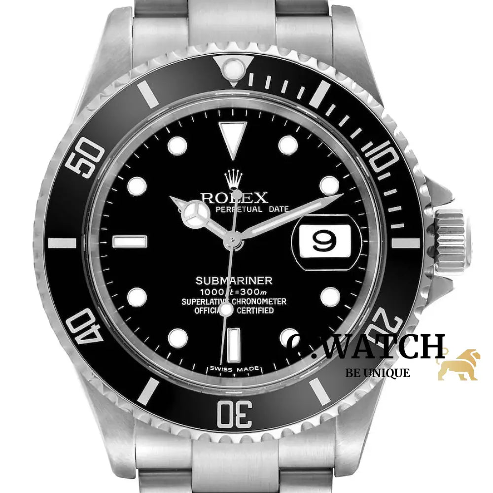 Rolex Submariner Date Steel Ceramic Bezel Black