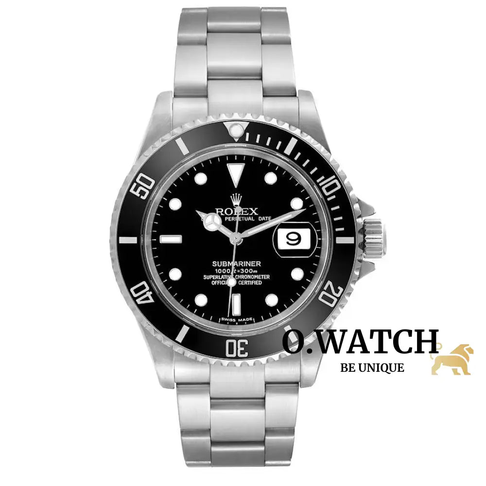 Rolex Submariner Date Steel Ceramic Bezel Black