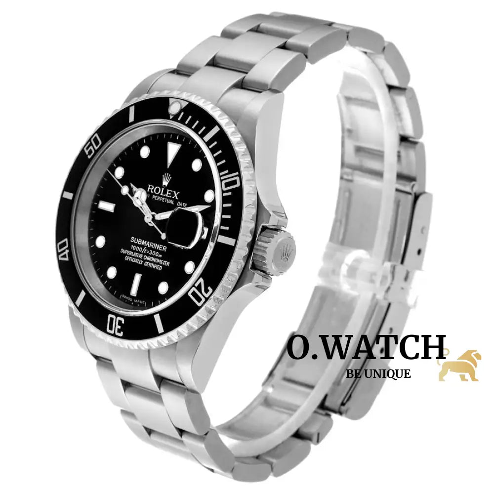 Rolex Submariner Date Steel Ceramic Bezel Black