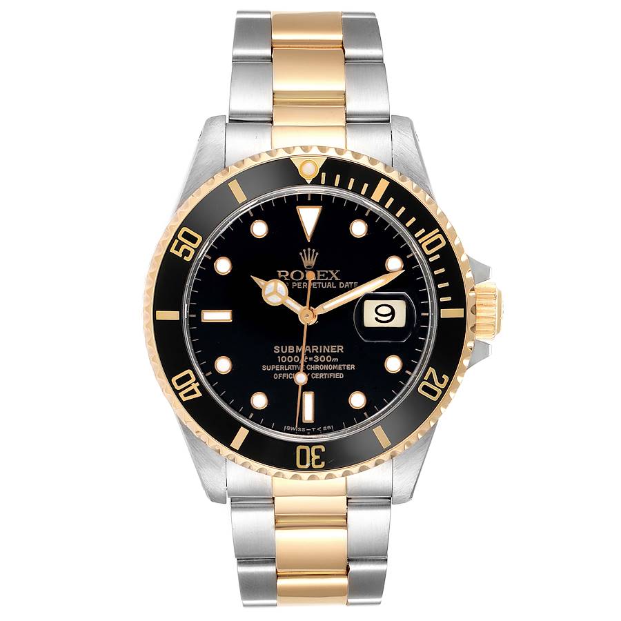 Rolex Submariner Black Yellow Glod