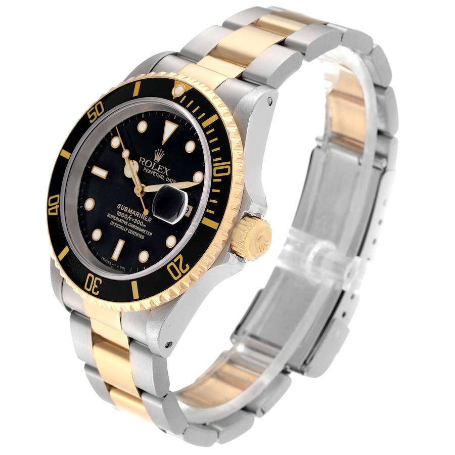 Rolex Submariner Black Yellow Glod