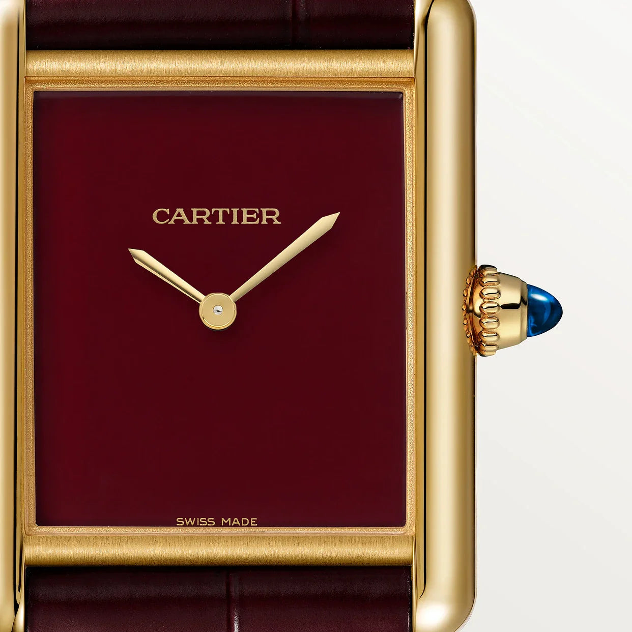 Montre Cartier - Tank Louis Cartier "Bordeaux"