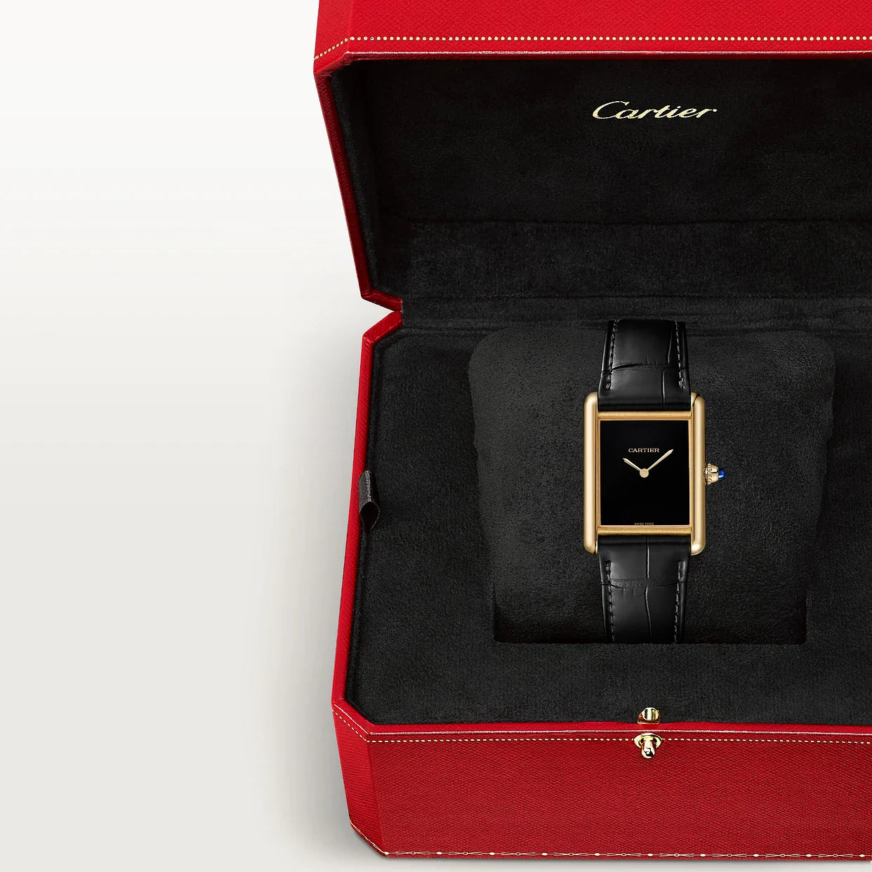 Montre Cartier - Tank Louis Cartier "Noir"