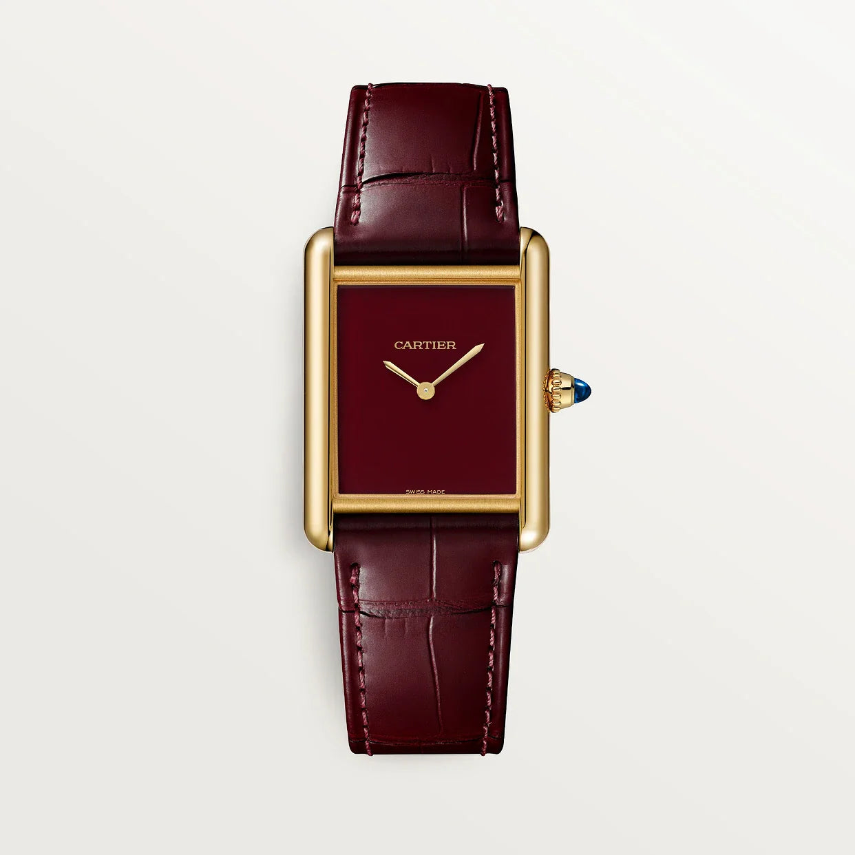 Montre Cartier - Tank Louis Cartier "Bordeaux"